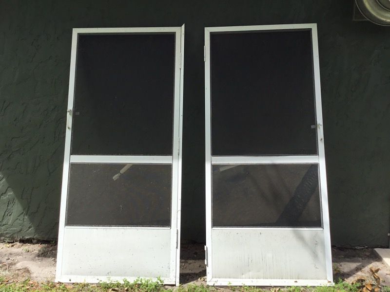 Screen doors $40 for both