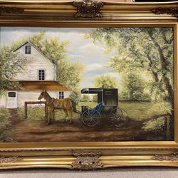 Stunning Vintage Oil Painting