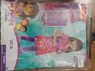 Dora la exploradora custome size 3-4