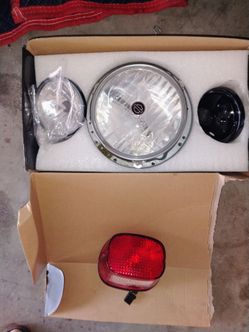 Harley-Davidson Headlight and Tail Light Set