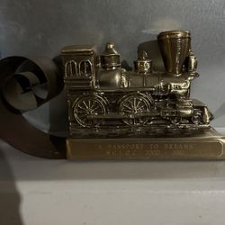 PM Craftsman Brass Train Book End
