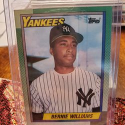 New York Yankees Bernie Williams Rookie Baseball Cards Lot 