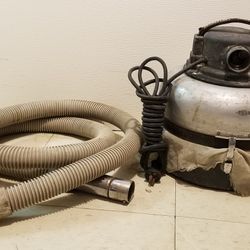 Vintage Fully Functioning Silver-King Canister Vacuum Cleaner Mdl.55784