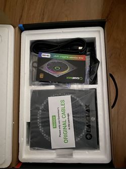 Gamemax 750w RGB Fully Modular 80 Plus Gold Certified Gaming Power Supply NEW