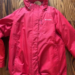 Columbia coat 2 in one size XL