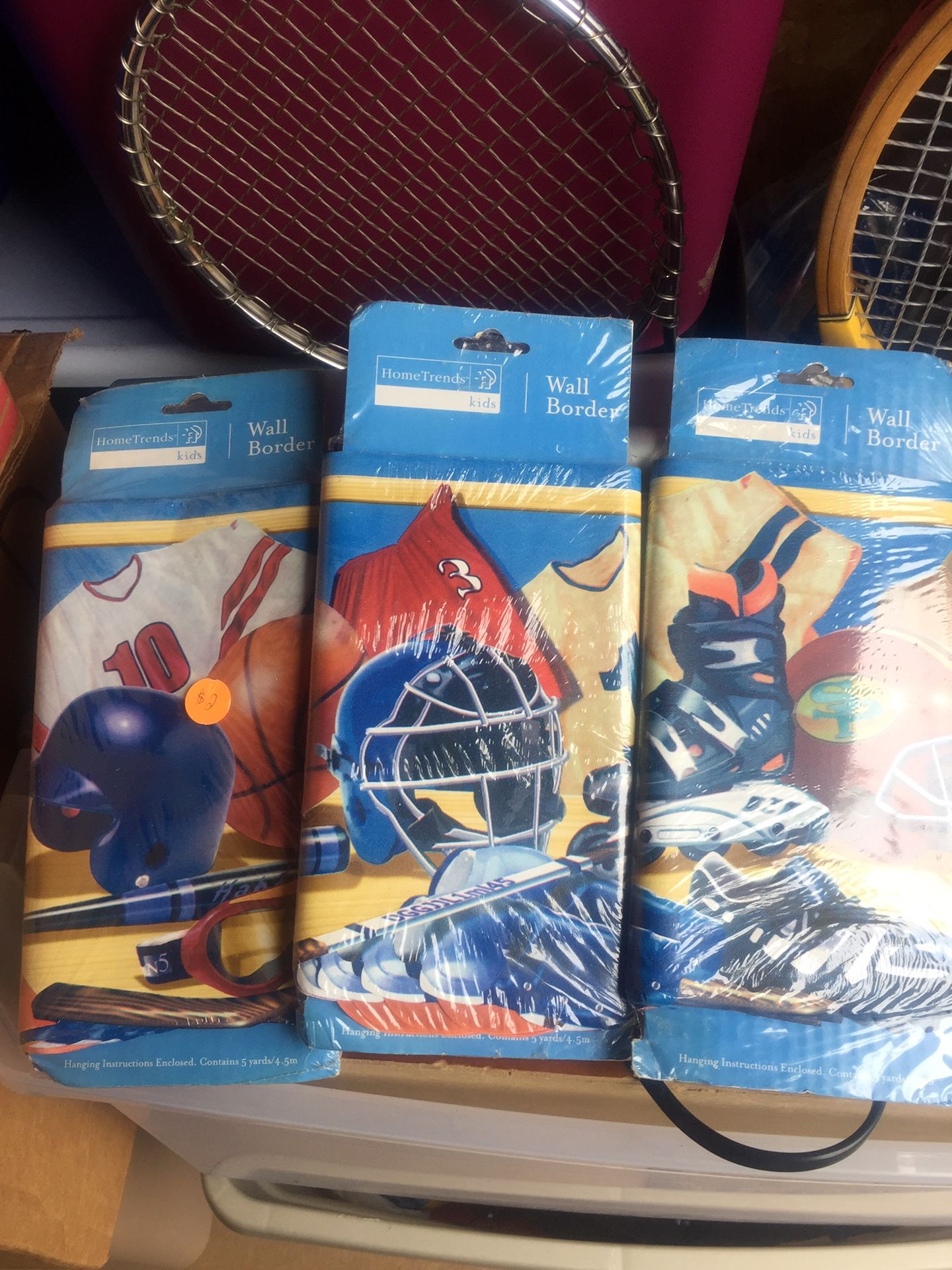 Sports wall border