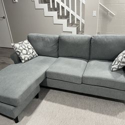 Gray Couch W/ Pillows