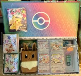 Prismatic Evolutions SPC Opened Box WYSIWYG Everything Pictured No Packs Pokemon