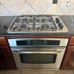 GE Gas Stove Top & Oven