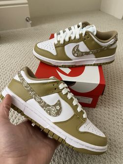 Nike Dunk Low Barley Paisley Size 6W