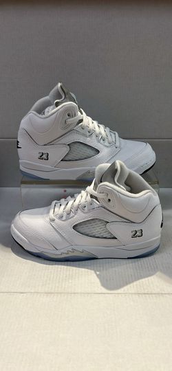 NIKE AIR JORDAN 5 RETRO “WHITE METALLIC”