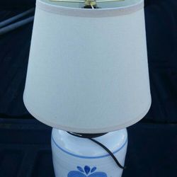 Vintage Crock Stoneware Table Lamp