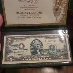 2003 A Nevada Statehood commemorative $2 bill. These bills are genuine United States legal tender that have been enhanced with high-definition coloriz