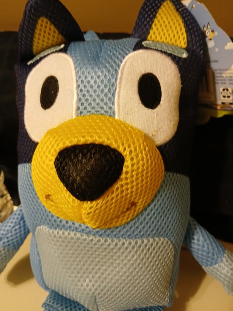 Bluey Bath Buddy. 12" Tall. New with Tag.