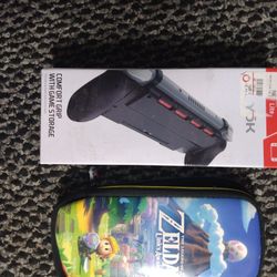 Switch Lite Comfort Grip And Carrying Case
