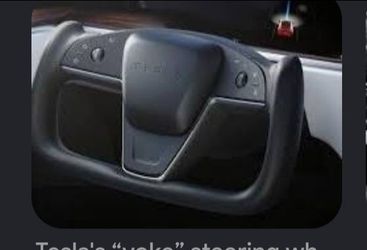 Tesla sx steering wheel new in box
