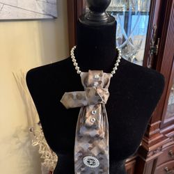 Custom One Of A Kind Necktie Necklace, $30