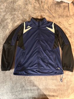 Adidas Full-Zip Track Jacket Navy Blue