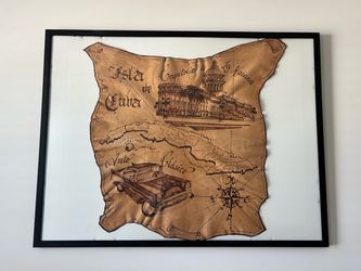 Cuban History wall frame