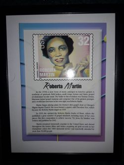 ROBERTA MARTIN POSTAL SERVICE STAMP PICTURE