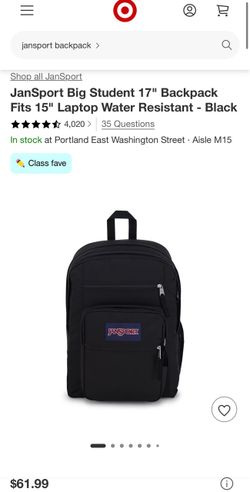 JanSport large large School Backpack