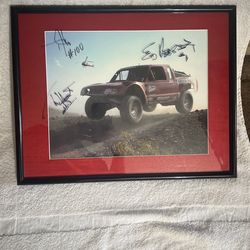 Terrible Herbst Autographed Framed Matted Photo
