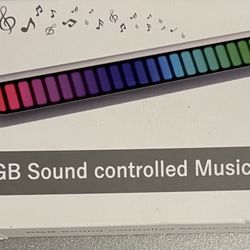 RGB Sound Controlled Music Levels Light