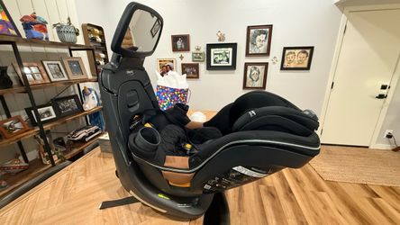 Chicco Fit360 ClearTex Rotating Convertible Car Seat, 360° 1-Hand Rotation car seat