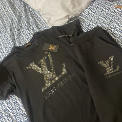 Louis Vuitton Matching Shirt And Shorts 