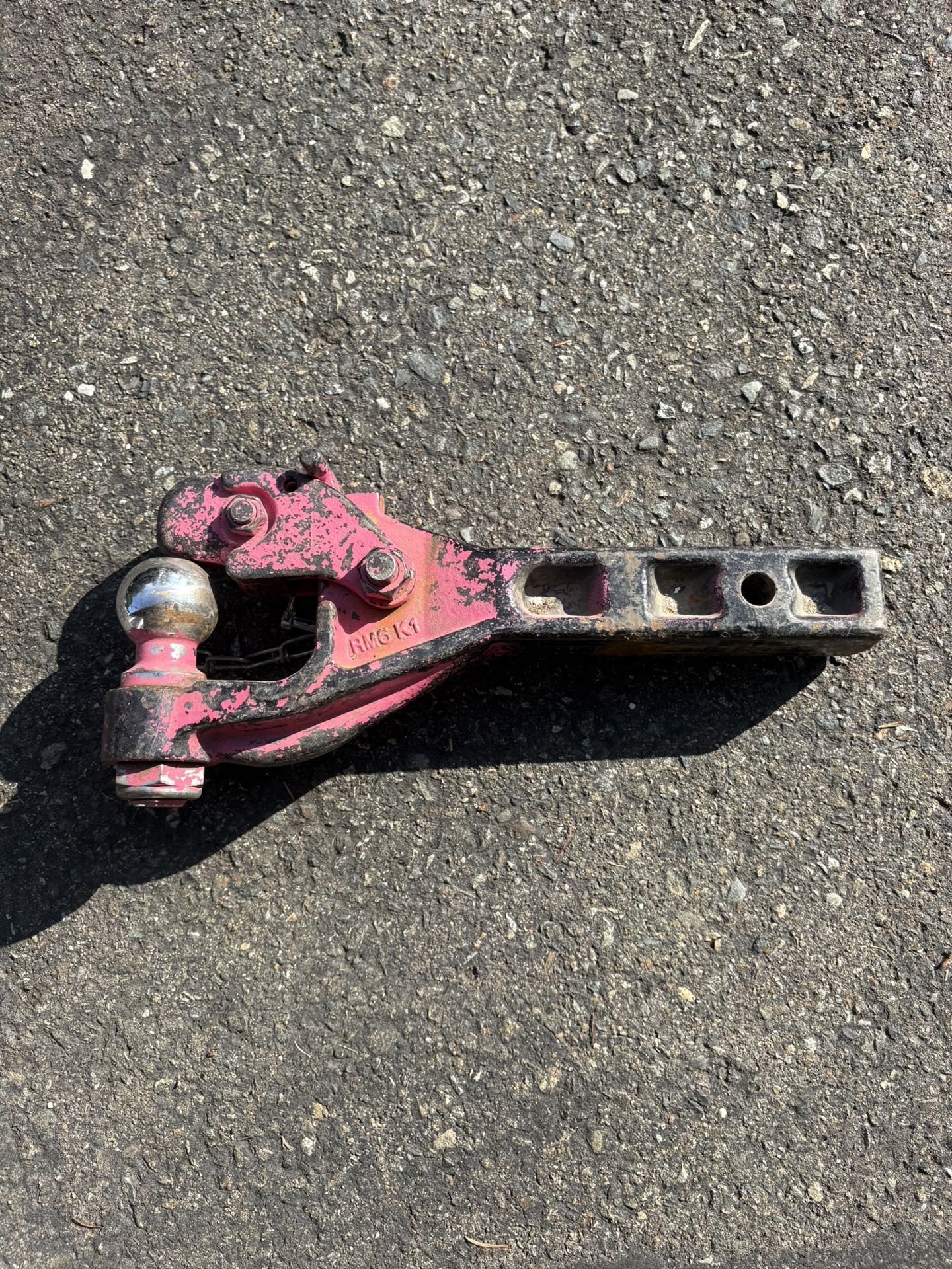 Heavy-Duty Pintle Hook Tow Hitch with 2” Ball – 12,000 lb Capacity
