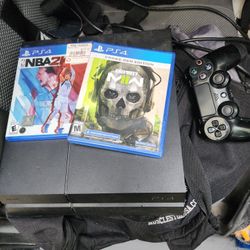 PS4 Console And Controller