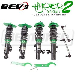 Rev9 R9-HS2-155_2 Hyper-Street II Damper Lowering Coilovers Kit Springs Struts Shocks Suspension For Mini Cooper Convertible (R57) 2009-16