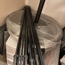 Pole kits for feather flags