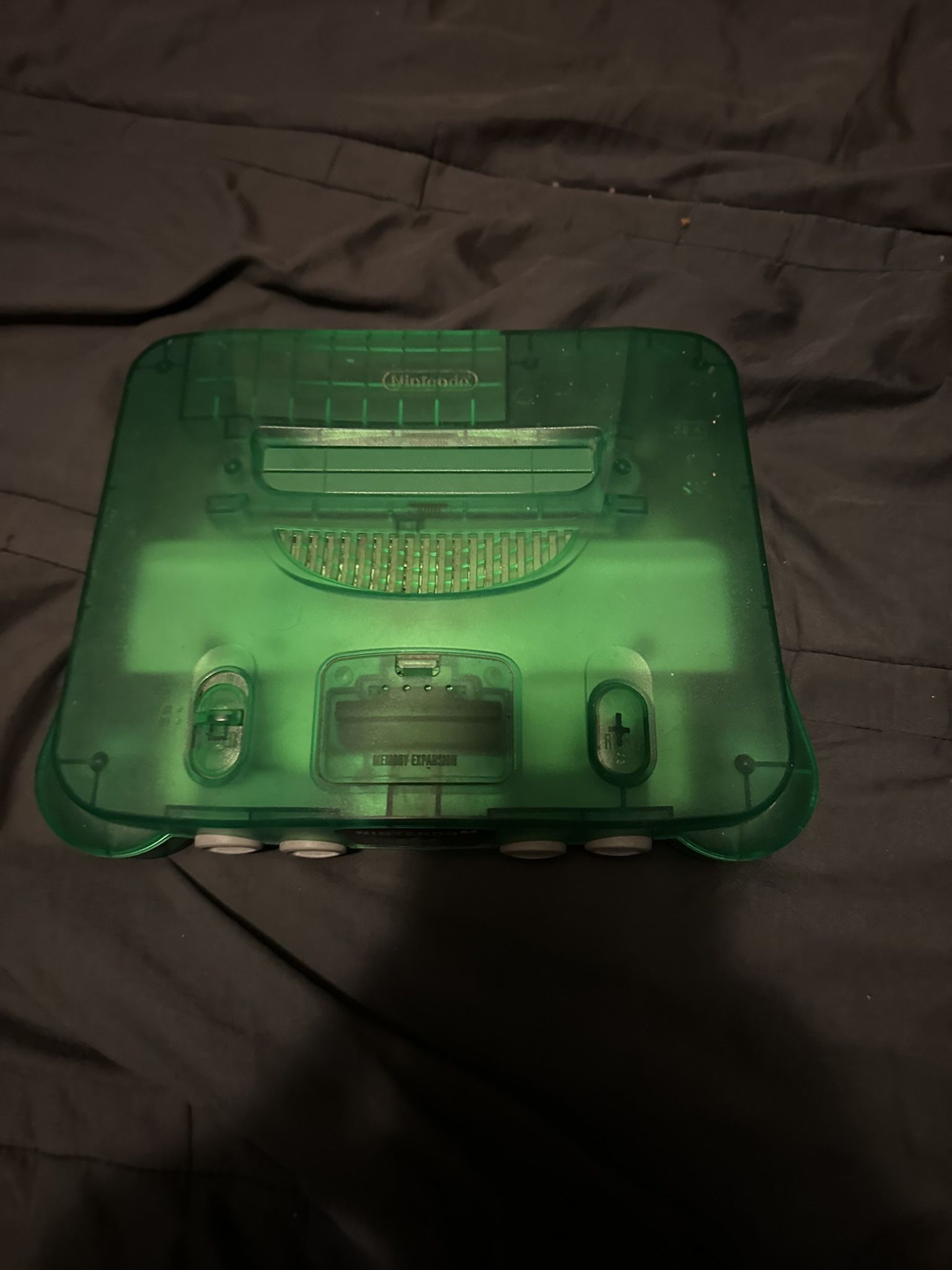 N64 With Control And Plugs