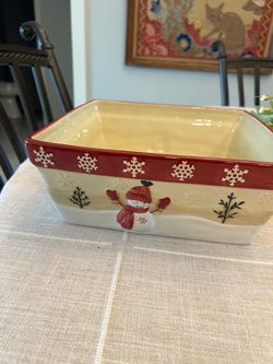 Christmas Ceramic dish