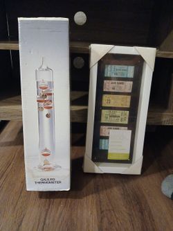 Thermometer and frame