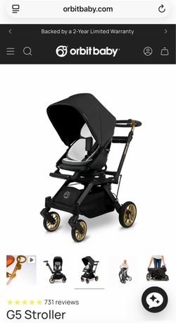 Orbit baby G5 black luxe gold