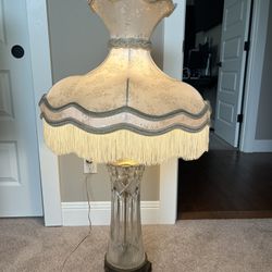 1930’s Vintage Lamp With Newer Shade