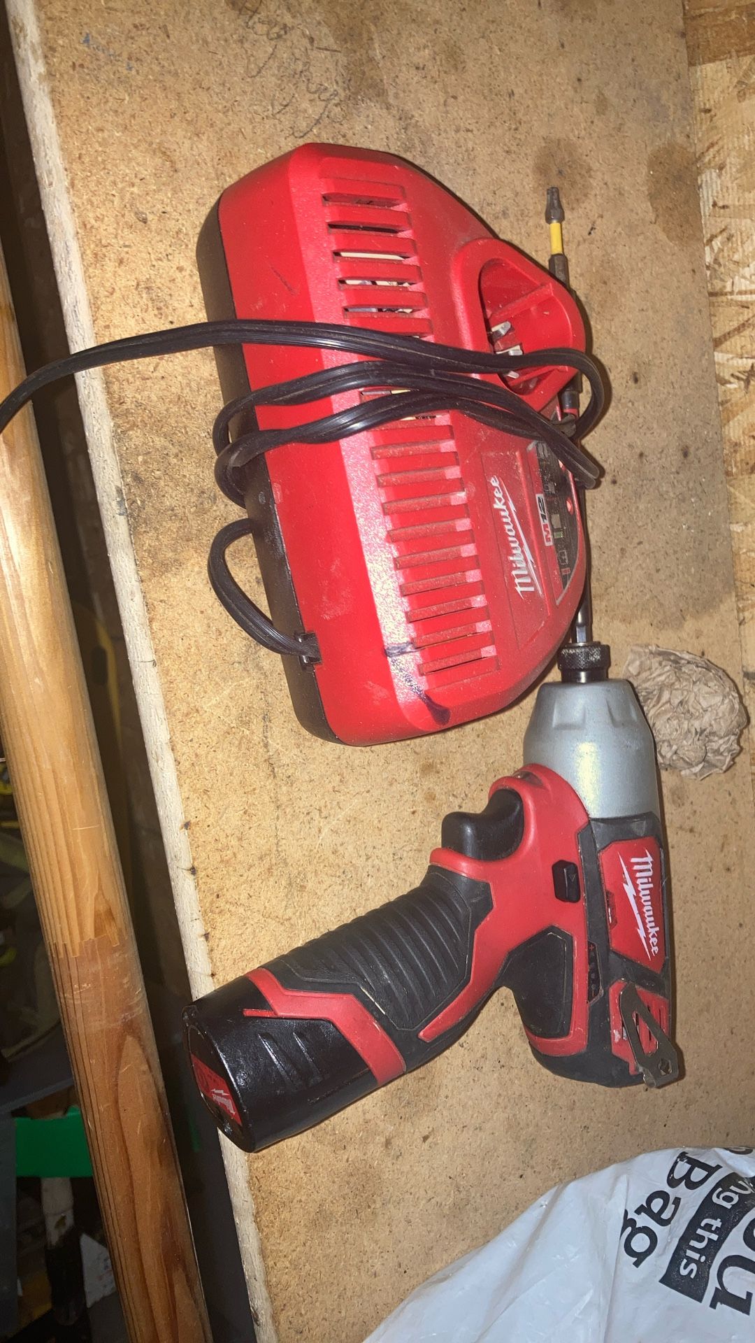 Milwaukee Impact Drill And Charger