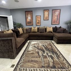 Sectional Sofa with Chaise - Oversized