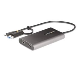 https://offerup.com/redirect/?o=U3RhclRlY2guY29t USB-C to Dual-HDMI Adapter, USB-C/A to 2X HDMI Converter, 4K 60Hz, 100W PD Pass-Through, Win/Mac, TAA