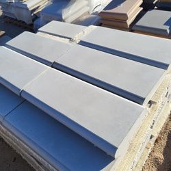 CEMENT WALL CAPS  $23-$25 EACH.  (2' FOOT LONG)