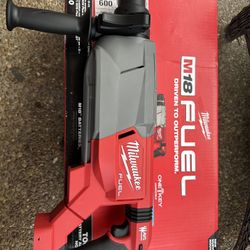 Milwaukee M18 FUEL ONE-KEY 18V Lithium-Ion Brushless Cordless 1-1/4 in. SDS-Plus D-Handle Rotary Hammer (Tool-Only)