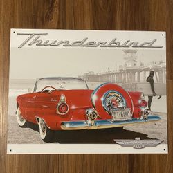 Cool 50s Car Wall Art Tin Sign 