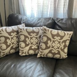 3 Throw Pillows