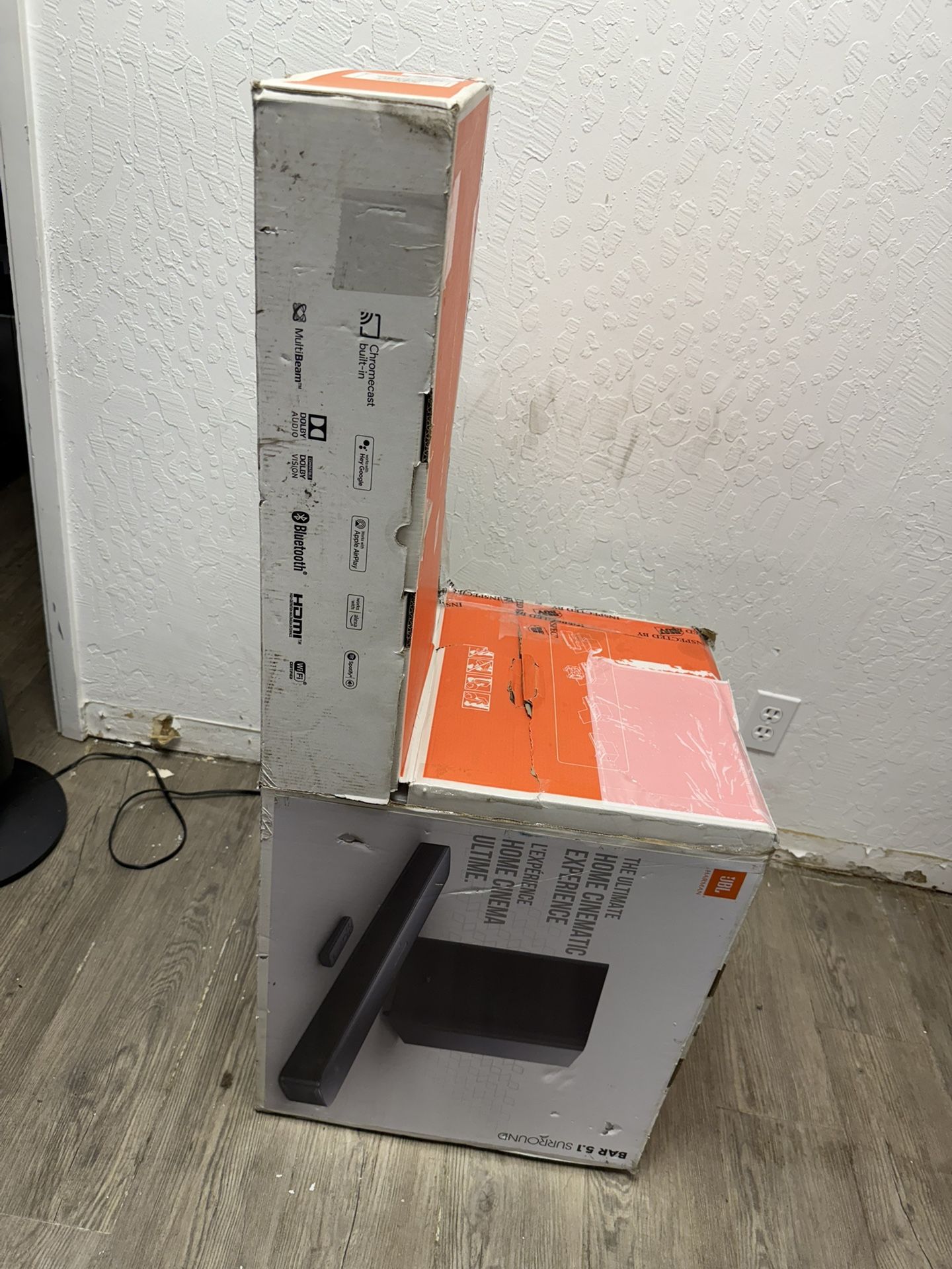 Soundbar - JBL BAR 5.1 With Wireless Subwoofer And Remote New 