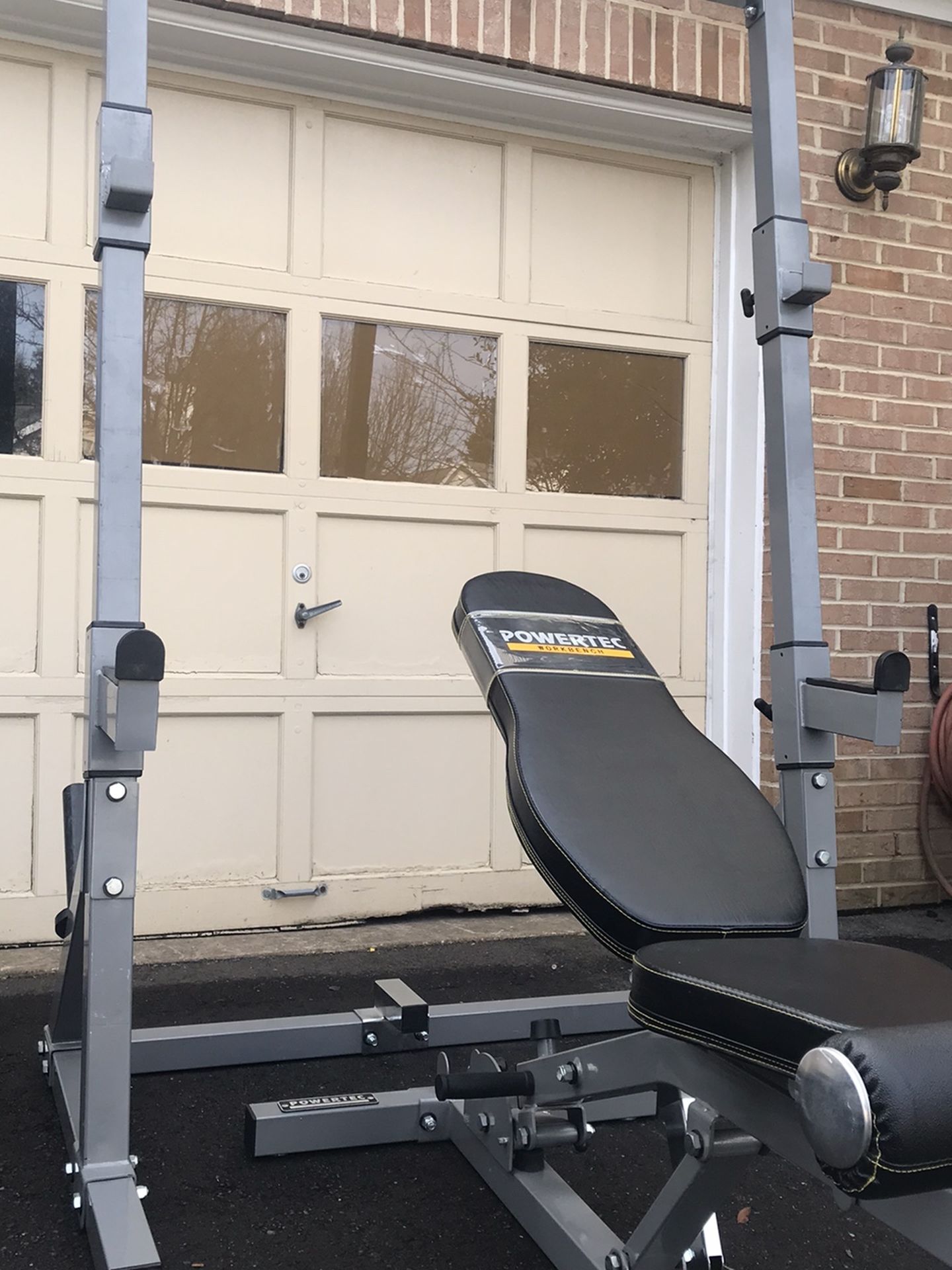 Heavy Duty Adjustable Weight Bench With Squat Rack