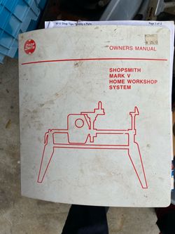 Shopsmith Mark V  $400 obo