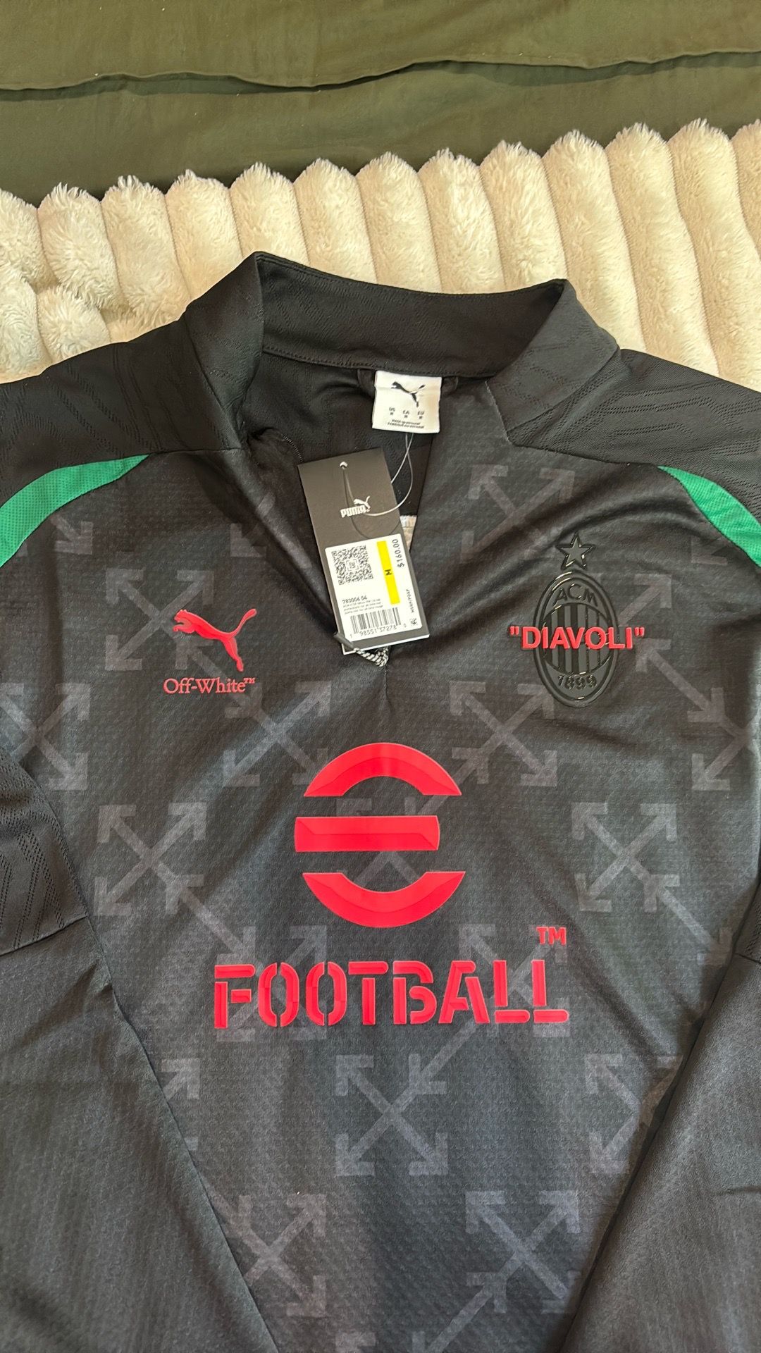 Puma x Off White Diavoli Jersey NWT