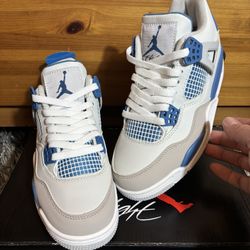 Military Blue Jordan 4s Size 7 Men’s Sneakers